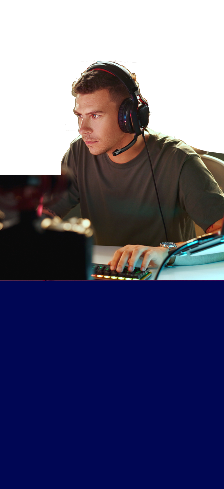 fundo da seção de tarefas